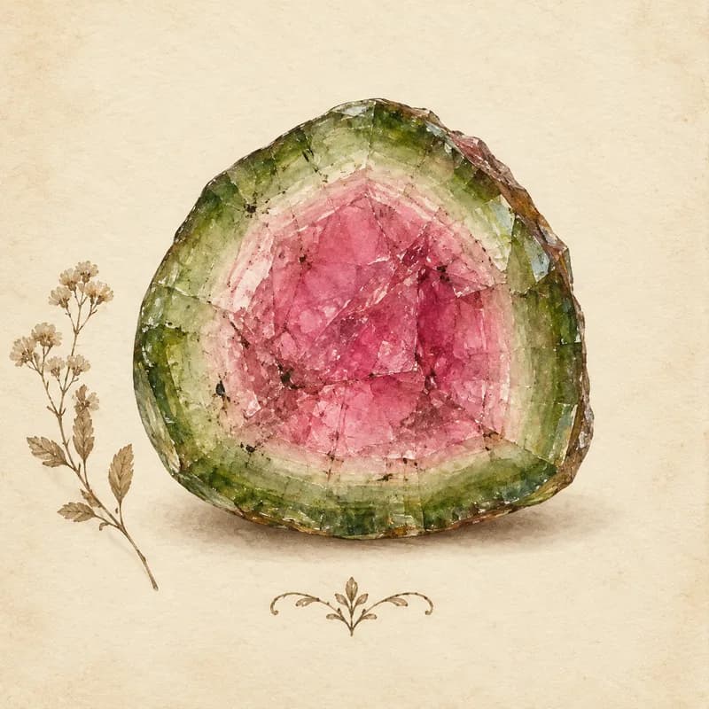 ウォーターメロントルマリン(10月1日の誕生日石)