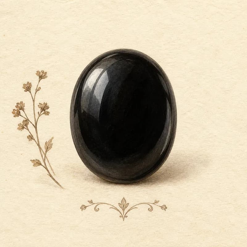 ブラックオニキス(8月15日の誕生日石)